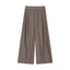 Women's Versatile Flip Double Pleated Wide Leg Pants