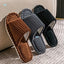 Men's Corduroy Striped Open Universal Indoor Corduroy Slippers
