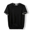 Lazy And Versatile Knitted Round Neck T-shirt For Men