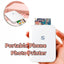 Color Photo Printer Portable Full Color Wireless Photo Printer USB Bluetooth Thermal Sublimation Printer
