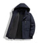 Warm Hooded Outdoor Jacket Coat Jacket For Work Printed Label High Sense Coat Jacket
