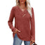 Women's Sweater Long Sleeve Shirt V-neck Top