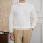 Cotton Round Neck Long Sleeves Bottoming Sweater