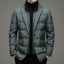 Winter Men's Cold-proof Down Jacket Coat Suit Scarf Collar