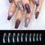 500 transparent natural fake nails