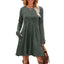 Women's Dress Bohemian Brushed Sunken Stripe