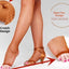 Latin Dance Caramel Open-toed Fishnet Stockings
