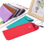 Leather Glasses Bag Thickened Open Holster Snap Button Portable