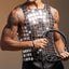 Performance Costume Acrylic Mirror Men's Top Vest