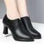 Soft Leather Deep Mouth Pumps Shoes