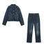 Short Slimming Denim Jacket Casual Jeans