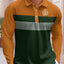 Leisure Sports Long Sleeve Spring And Autumn Button Polo Shirt