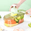 Multifunction Transparent Vegetable Cutter Steel Blade Potato Slicer Fruit Shred Dicing Blades Carrot Cheese Grater Chopper Kitchen Gadgets