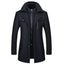 Men's Woolen Coat Fashion Double Collar Cold-resistant