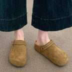 Thick Sole Half Slippers Women's Outer Wear 2025 New Autumn And Winter