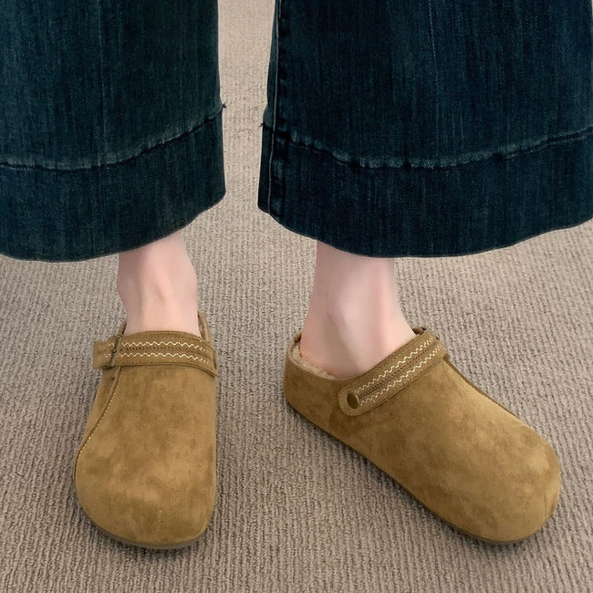 Thick Sole Half Slippers Women's Outer Wear 2025 New Autumn And Winter Main Image