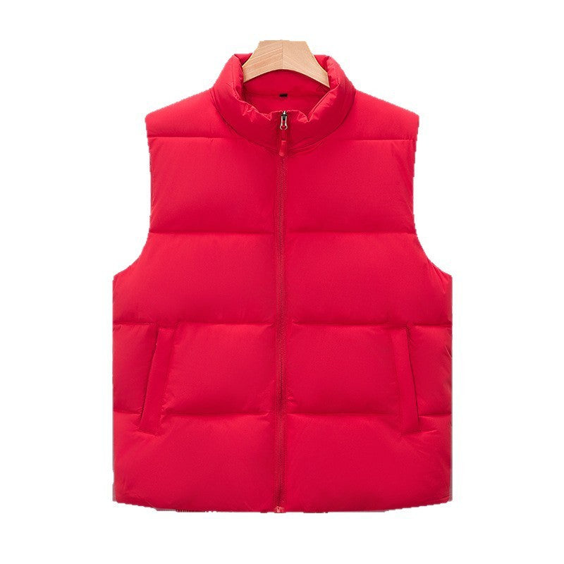 Soft Shell Waterproof Down Cotton Vest Work Clothes