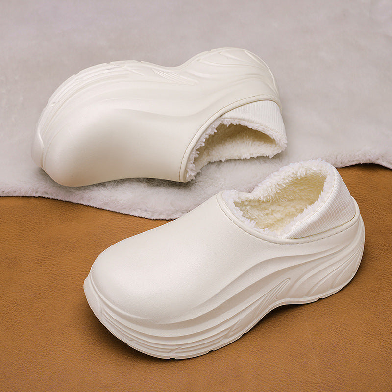 Women's Heel Wrap Platform Type Snow Boots