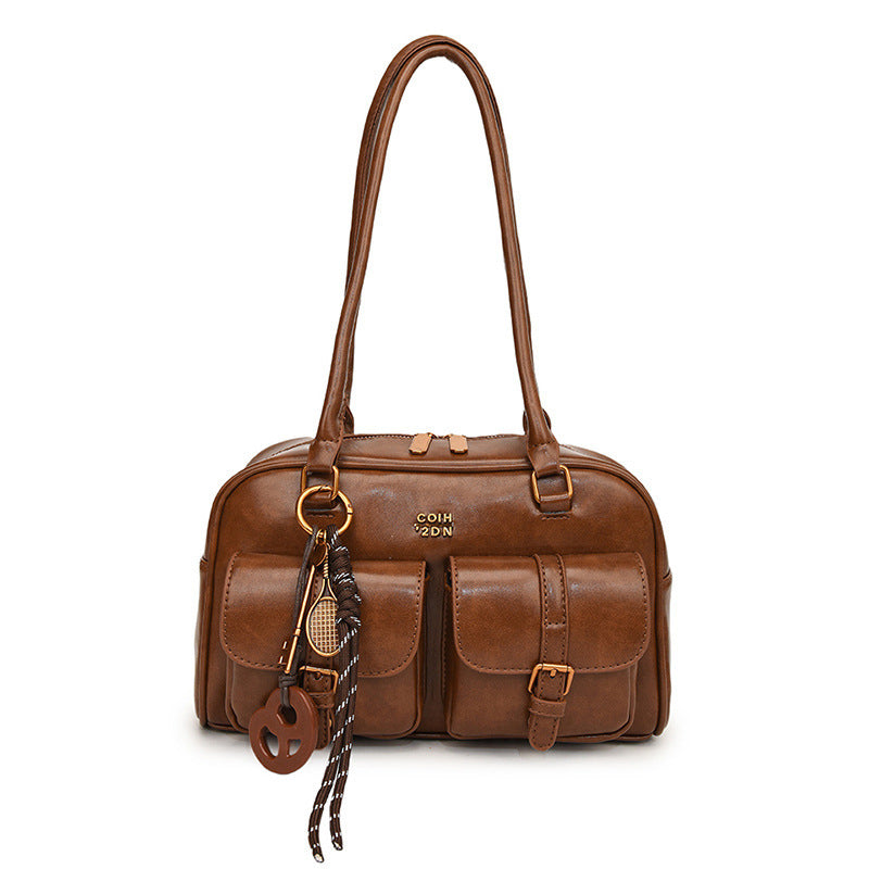 Retro Autumn And Winter New Large Capacity Ladies Bag