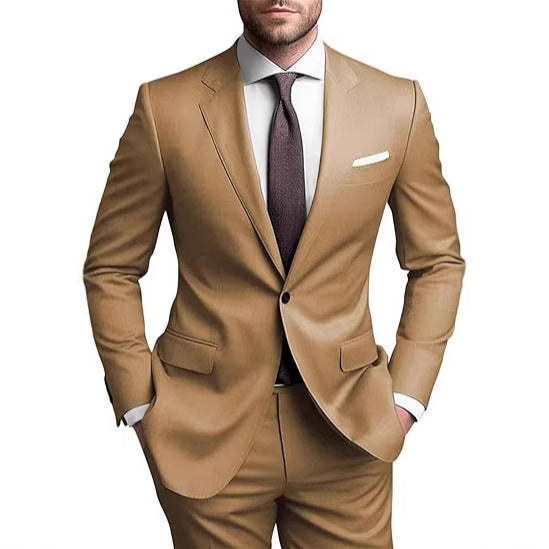 Formal Business Men's Casual Suit Hover Image