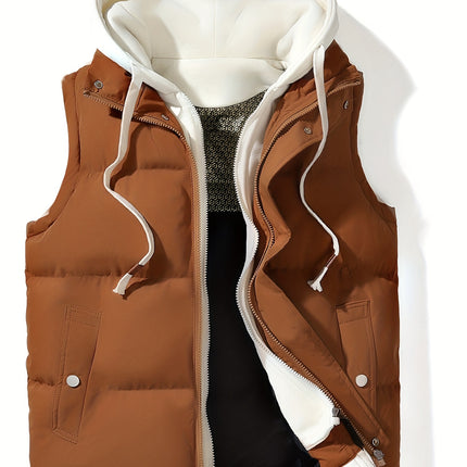 Autumn Winter Fashion Two Piece Vest Jacket For Men Women