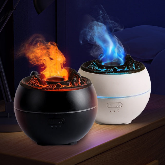 Flame Aroma Diffuser Household Desk Aromatherapy Humidifier Main Image