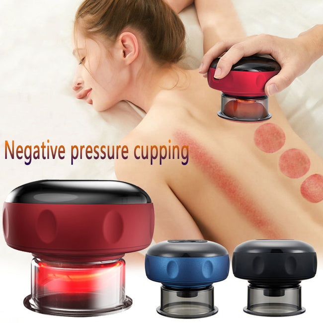 Electric Vacuum Cupping Massage Body Cups Anti-Cellulite Therapy Massager For Body Electric Guasha Scraping Fat Burning Slimming Hover Image