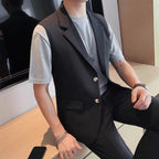 High Sense Business Lightly Mature All-matching Slim Fit Vest