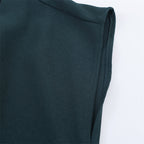 Women's Simple Stitching Midi Skirt Dress