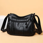 Middle-aged And Elderly Crossbody Small Bag Soft Leather Mother-in-law Crossbody Shoulder Bag Elegant