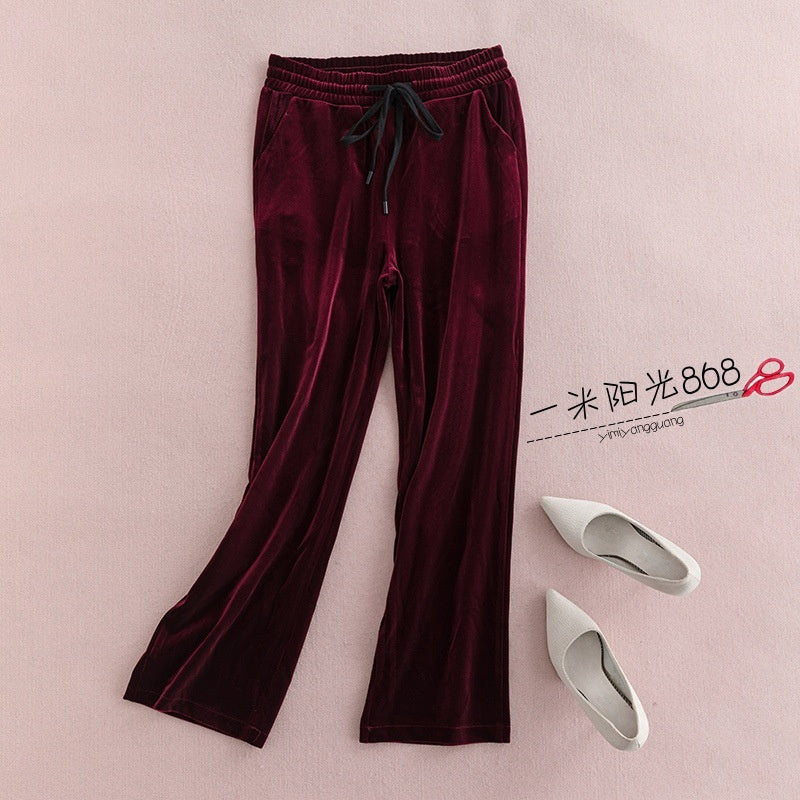 Black Pleuche Temperament Slim Fashion Velvet Suit