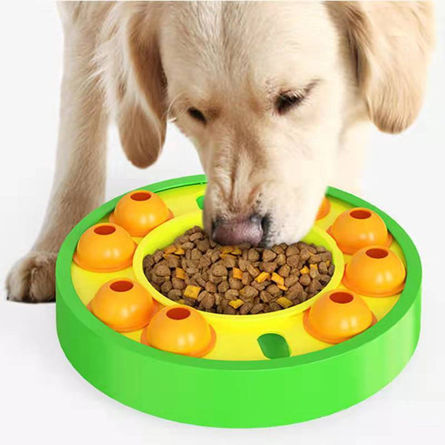 Dog Pets Puzzle Toys Slow Feeder Interactive Increase Puppy IQ Food Dispenser Slowly Eating NonSlip Bowl Pet Dogs Training Game Pet Supplies Main Image