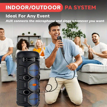 Portable Subwoofer Wireless Speaker Stereo TF Card FM Radio