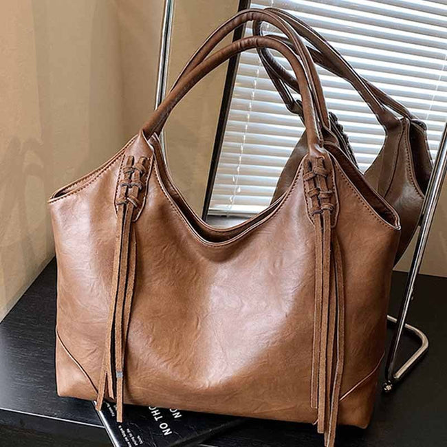 Idle Style Tote Bag Women's Large Capacity Niche Shoulder Hover Image