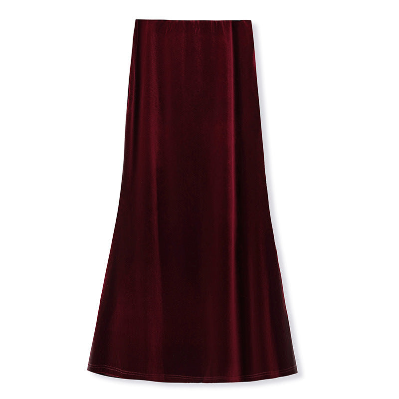 Early Autumn National Style New Fashion Advanced Long Skirt