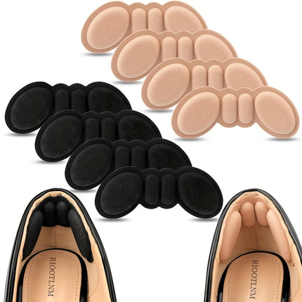 16 Pack Non Slip Shoe Heel Pads Cushioned Grippers Durable