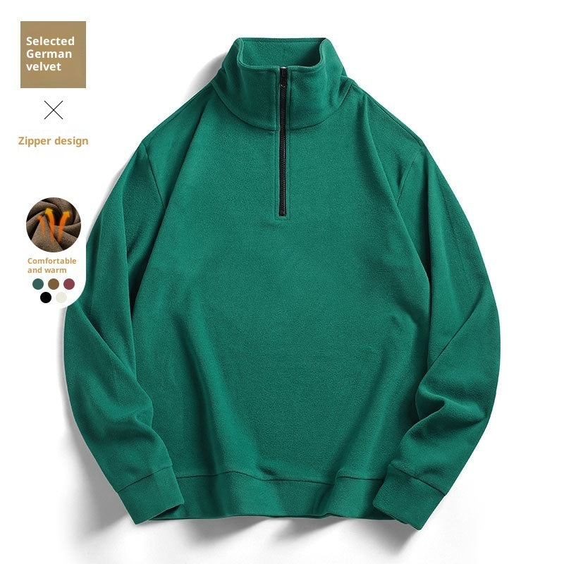 Loose All-match Dralon Bottoming Shirt Warm Long Sleeve T-shirt