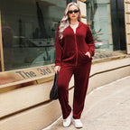 Sports Hooded Top Autumn And Winter Plus Size Women's Clothes