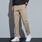 Combed Cotton Light Business Casual Pants Men