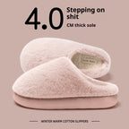 Non-slip Couple Winter Insulated Cotton-padded Shoes Men