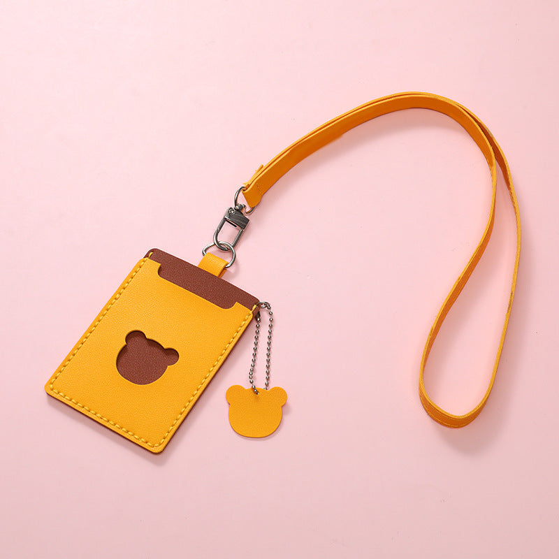 Handmade Diy Cartoon Cute Card Holder Pu