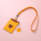 Handmade Diy Cartoon Cute Card Holder Pu