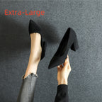 Women's Shallow-mouth Shoes, Plus Size, Wide And Thick For Fat Feet