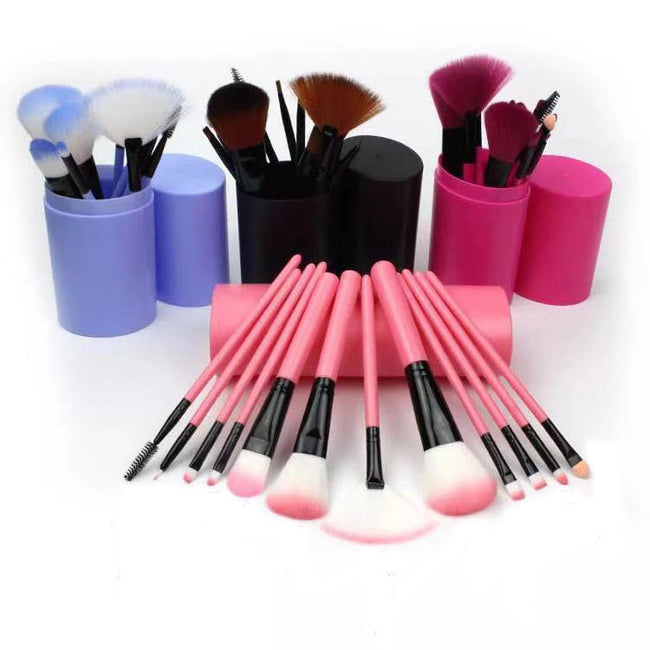 12pcs Makeup Brush Set Blush Eyeshadow Eyelash Highlighter Makeup Brush Main Image