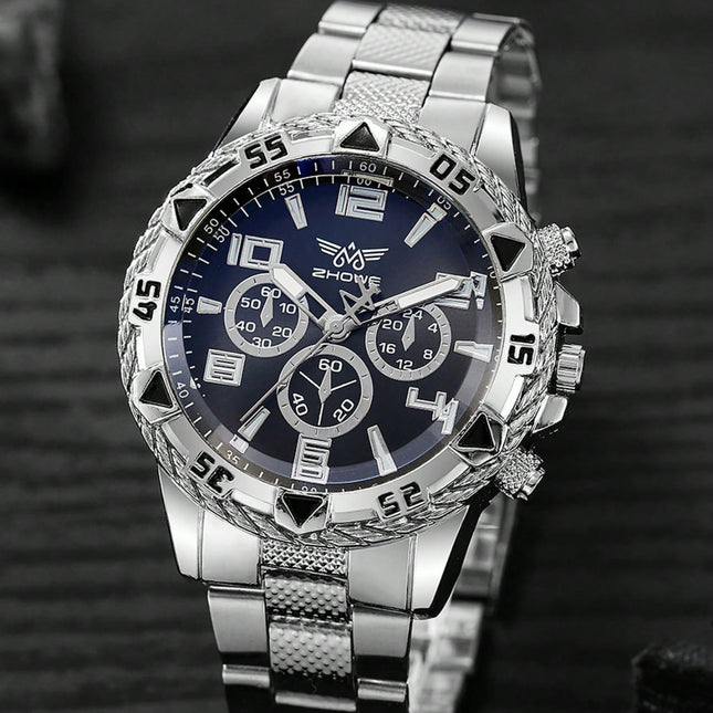 Five Pack Mens Strap Fashion Business Style Quartz Watches