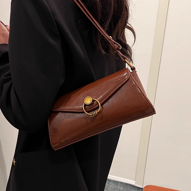 Fashion Advanced Texture Baguette Bag Main Image