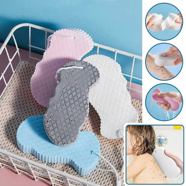 3D Body Rubbing Sponge Fish Scale Pattern Three-dimensional Bath Ball Hover Image