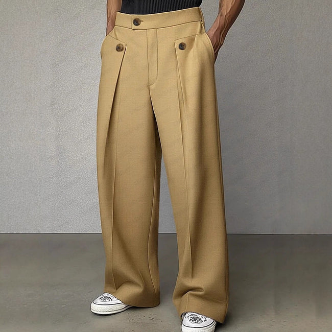 Men's Straight Anti-wrinkle Ironing-free Business Casual Pants Hover Image