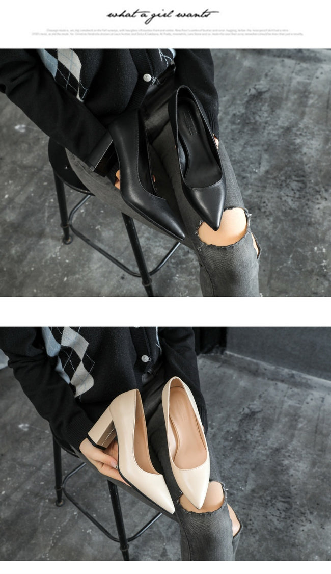 Women's Shallow-mouth Shoes, Plus Size, Wide And Thick For Fat Feet Main Image