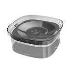 70oz Dog Water Bowl Large Capacity Spill Proof Dog Bowl Transparent 2L Visible Water Level Slow Drinking Bowl For Dogs And Cats Pet Products